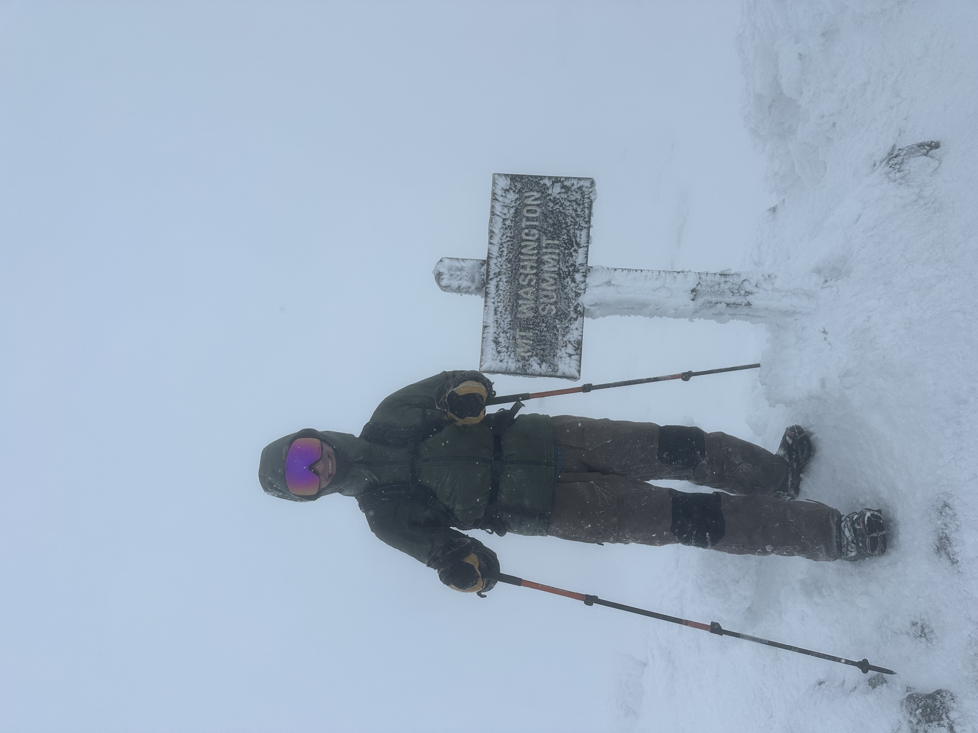 Jack climbing Mount Washington